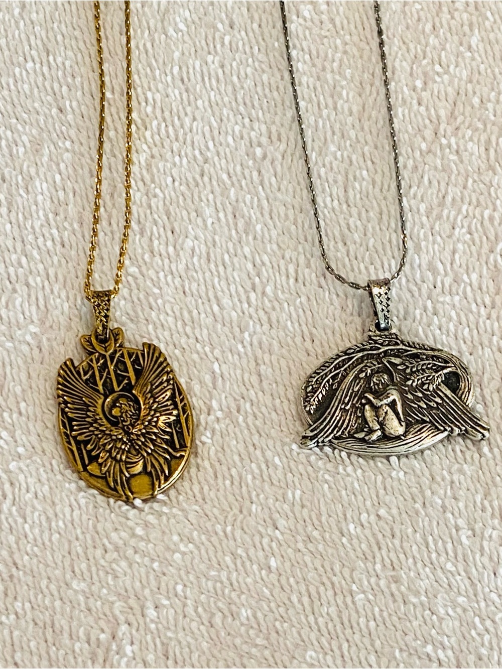 Alex and Ani Guardian Collection Necklace Set with Love and Healing